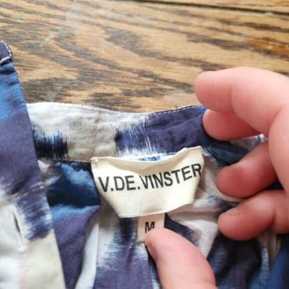 V.De.Vinster oversized Ikat blouse sz Medium - Picture 3 of 5